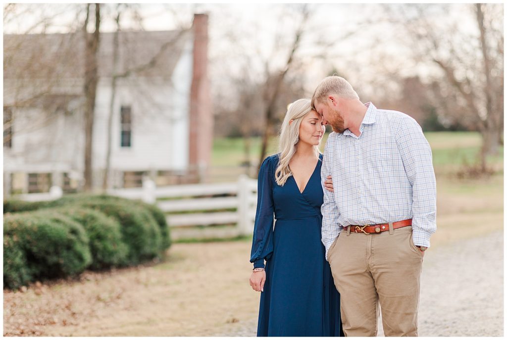 Engagement Session at Historic Oak View Park in Raleigh NC 