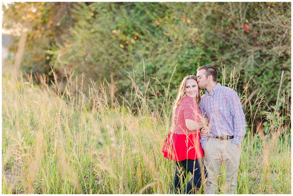Raleigh Wedding Photographer shoots engagement session in Whiteville NC 